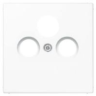 JUNG LS 990 SAT SWM inzetplaat tv sataliet LS990 grafiet mat zwart tv aansluiting