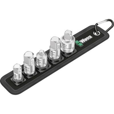 Wera 781/5 adapter set 1, 6-delig (zwart)