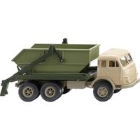 Wiking 067908 H0 Vrachtwagen Henschel Afzetkipper, beige - thumbnail