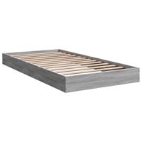 Bedframe bewerkt hout grijs sonoma eikenkleurig 100x200 cm - thumbnail