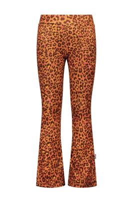 B.Nosy winter flare broek meisjes - bruin - Phoebe - luipaard