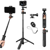 K&F Concept MS11 Selfie Stick statiefje 60cm met remote - thumbnail
