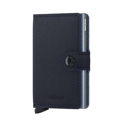 Secrid Mini Wallet Portemonnee Saffiano Navy