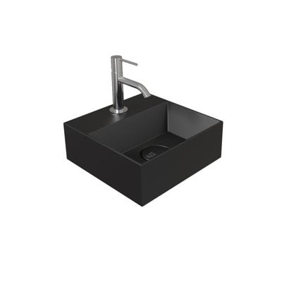 Salenzi Fontein Spy 30x30 cm Mat Zwart Salenzi Fontein Spy 30x30 cm Mat Zwart