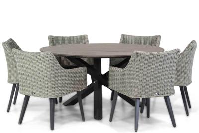 Garden Collections Milton/Ancona 150 cm dining tuinset 7-delig