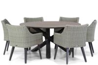 Garden Collections Milton/Ancona 150 cm dining tuinset 7-delig - thumbnail