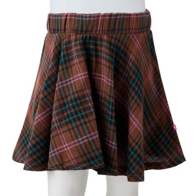 VidaXL Kinderrok 116 cognackleurig