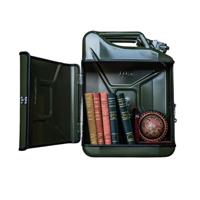 Jerrycan Pakket Groen 20L - Handige Opslagoplossing met Stijl - Uniek Meubelstuk voor Thuisgebruik - Duurzaam en Praktisch - thumbnail