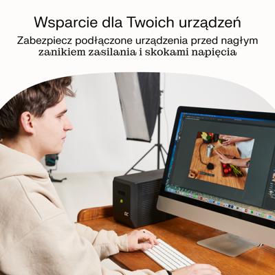 Green Cell UPS Line-interactive 6,5 kVA 360 W 2 AC-uitgang(en)