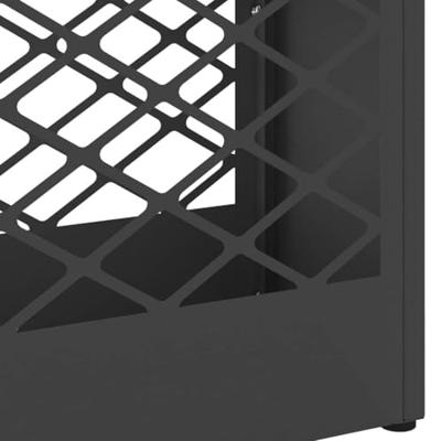 VidaXL Paraplu standaard zwart 28 x 12 x 41 cm staal VidaXL Paraplu standaard zwart 28 x 12 x 41 cm staal