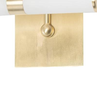 QAZQA Klassieke badkamer wandlamp goud IP44 2-lichts - Bath Arc