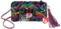 Ty Plush - Sequin Square Purse - Dotty the Leopard (TY95145) - thumbnail