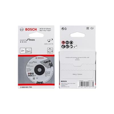 Bosch Accessories 2608601705 2608601705 Afbraamschijf recht Diameter 76 mm Boordiameter 10 mm 2 stuk(s) Bosch Accessories 2608601705 2608601705 Afbraamschijf recht Diameter 76 mm Boordiameter 10 mm 2 stuk(s)