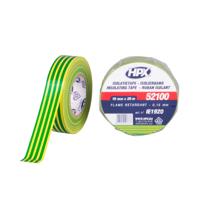 HPX PVC isolatietape VDE | Geel/Groen | 19mm x 20m - IE1920 - 10 stuks - IE1920 - thumbnail