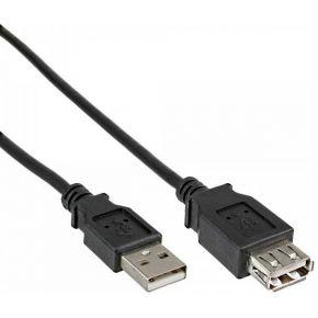 Delock 83401 USB-kabel USB 2.0 USB-A stekker, USB-A bus 0.50 m Zwart