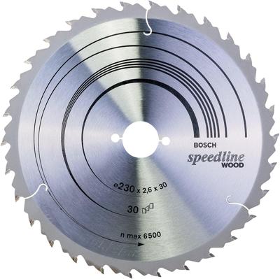 Bosch Accessories Standard for Wood Speed 2608640805 Hardmetaal-cirkelzaagblad 230 x 30 x 2.6 mm Aantal tanden: 30 1 stuk(s) Bosch Accessories Standard for Wood Speed 2608640805 Hardmetaal-cirkelzaagblad 230 x 30 x 2.6 mm Aantal tanden: 30 1 stuk(s)