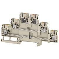 Weidmüller 2757430000 Meeretageklem Push-In-klem, Steekaansluiting Donkerbeige 50 stuk(s) - thumbnail