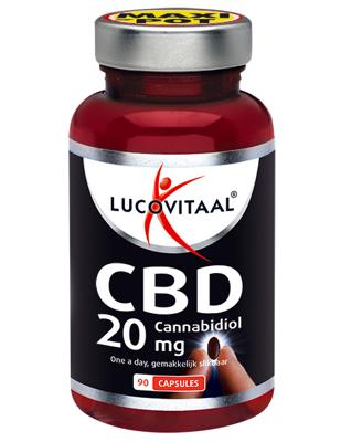 Lucovitaal CBD Cannabidiol 20mg Capsules