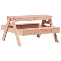 Picknicktafel voor kinderen 88x97x52 cm massief douglashout - thumbnail