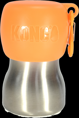 KONG H2O 255 ml rvs waterfles oranje