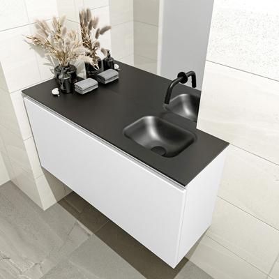 MONDIAZ OLAN 100cm toiletmeubel talc. LEX wastafel urban rechts geen kraangat MONDIAZ OLAN 100cm toiletmeubel talc. LEX wastafel urban rechts geen kraangat