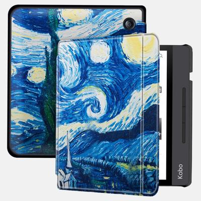 Lunso Kobo Libra H20 hoes (7 inch) - sleep cover - Van Gogh Schilderij Lunso Kobo Libra H20 hoes (7 inch) - sleep cover - Van Gogh Schilderij