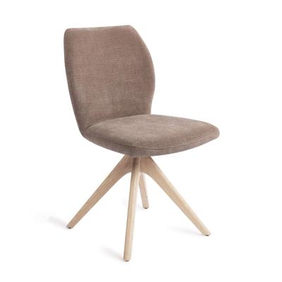Jesper Home Ikata eetkamerstoel Mocha Mist revolve oak bleach