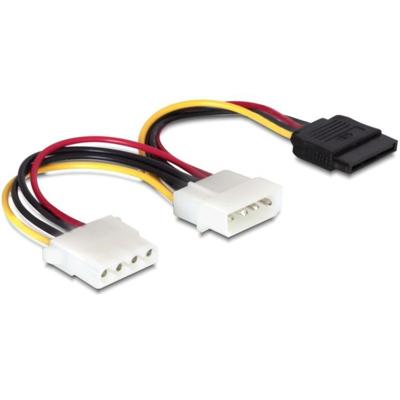 Molex naar SATA voedingskabel Molex naar SATA voedingskabel