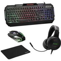 4-delige gaming set met muis toetsenbord bluetooth-koptelefoon muismat Velleman - Velleman - thumbnail