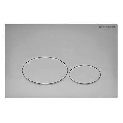 Wiesbaden X32 drukplaat voor inbouwreservoir mat wit