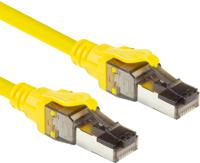 ACT Gele 5 meter SFTP CAT8 patchkabel snagless met RJ45 connectoren - thumbnail