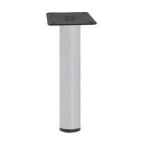 Stalen meubelpoot chroom rond ø 3 cm en hoogte 20 cm - thumbnail