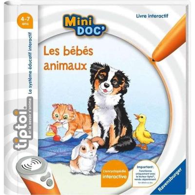 tiptoi, Interactief boek, Mini Doc', Babydieren, 4 jaar, 13099022, Ravensburger