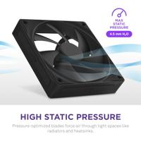 NZXT F120P - 120MM - Black - Static Pressure - thumbnail