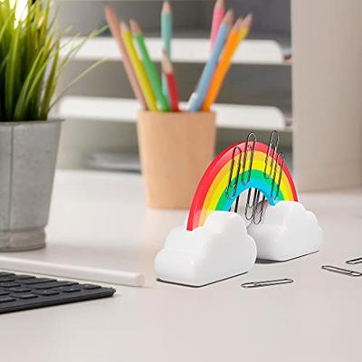 Mosterd Regenboog Paperclip Houder - thumbnail
