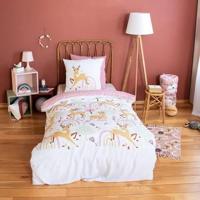 sweeek - 1 persoons dekbedovertrek omkeerbaar, betoverd bos, - thumbnail