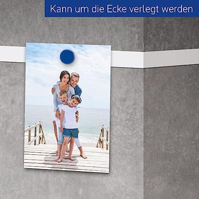 MAUL metaalband Standaard lijst zelfklevend, ft 25 m x 35 mm, wit, op lengte te knippen