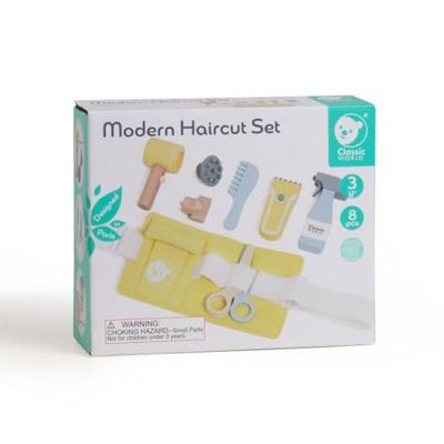 Classic World world houten speel kapperset modern, 8dlg. - thumbnail