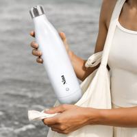 RVS drinkfles bedrukken - 750 ml - Wit - thumbnail
