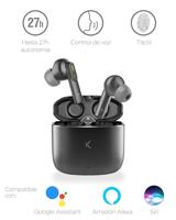 KSIX Spark Draadloze hoofdtelefoon met Bluetooth 5.2 en ruisonderdrukking, hoofdtelefoon met lossless HD-geluid en dual-microfoon voor oproepen, sport en muziek, roze - thumbnail