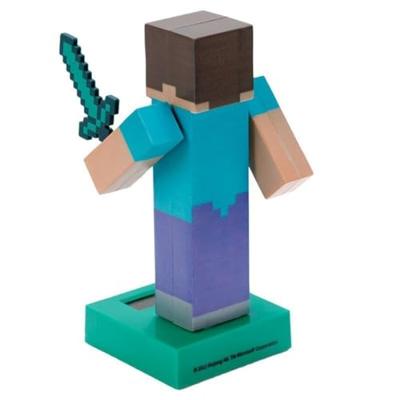 Minecraft Steve Zonnecel Solar Pal Poppetje