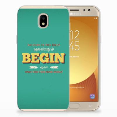 Samsung Galaxy J5 2017 | Siliconen hoesje | met naam Quote Begin Samsung Galaxy J5 2017 | Siliconen hoesje | met naam Quote Begin