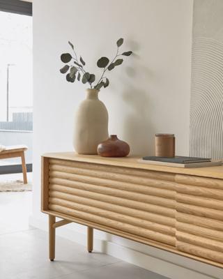 Kave Home TV-meubel 'Lenon' Eikenhout, 200cm