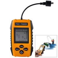Draagbare bekabelde Fish Finder met Sonar Sensor Transducer en LCD-Display - thumbnail