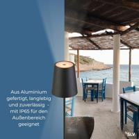 SLV Buiten tafellampVinolina Two zwart - oplaadbaar - 1007693 - thumbnail