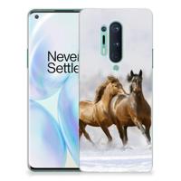 OnePlus 8 Pro | TPU Hoesje | Paarden - thumbnail