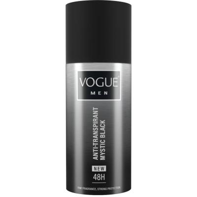 Vogue Vogue Men Deospray Anti-Transpirant Mystic Black - 150 Ml Vogue Vogue Men Deospray Anti-Transpirant Mystic Black - 150 Ml