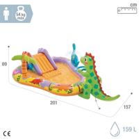 Intex 56139NP Opblaasbaar Speelzwembad Dino Park met Glijbaan 201x157x69cm - thumbnail