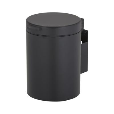 Wandafvalemmer Geesa Hotel 3 Liter RVS Zwart Geesa Wandafvalemmer Geesa Hotel 3 Liter RVS Zwart Geesa