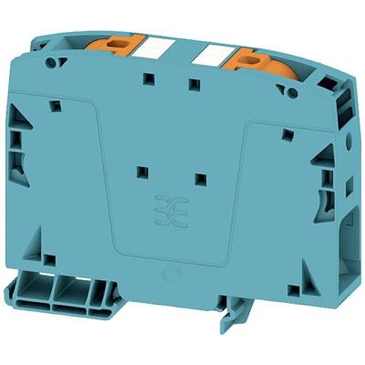 Weidmüller 2755900000 Doorgangsserieklem Push-In-klem, Steekaansluiting Blauw 5 stuk(s)